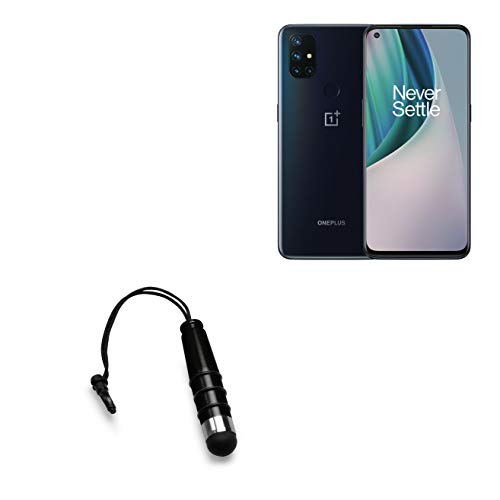 Stylus Pen for OnePlus N10 (Stylus Pen by BoxWave) - Mini Capacitive Stylus, Small Rubber Tip Capacitive Stylus Pen for OnePlus N10 - Jet Black