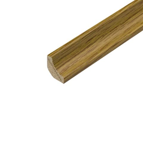 eXtreme Laminate Scotia Beading - 2.4m x 5 Lengths Floor Edging Strip - Durable, Long-Lasting, and Versatile Floor Beading, Oiled Oak