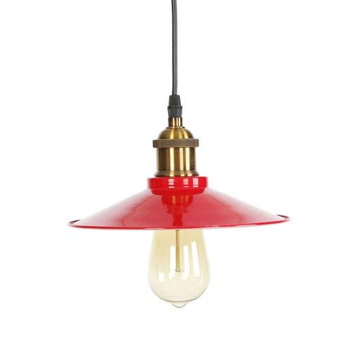 Lámpara retro de techo para cafeterías y dormitorios con diseño de falda roja única