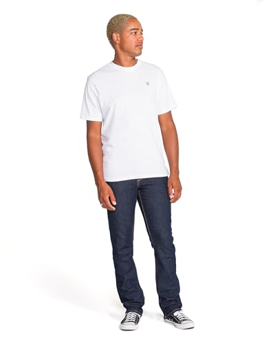 Volcom Men's V Vorta Stretch Denim Pant-Slim Fit, Comfortable & Flexible, Durable Cotton Blend Jeans for Casual or Everyday Wear, V Rinse2