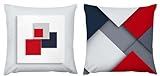 Funda Cojin 60x60 Juego de 2 Cojines Sofa Fundas Cojines Geometría Terciopelo Exterior Fundas de Cojine Sencillez Navidad Decorativos Halloween Gifts Sofa Sala Jardín FundaAlmohada Impermeable zj-775