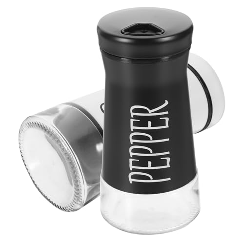 ULTECHNOVO 2pezzi Contenitori Per Da e Pepiera Ermetica Bottiglia Per Spezie e Condimenti Adatta Per Uso e Come Barbecue e