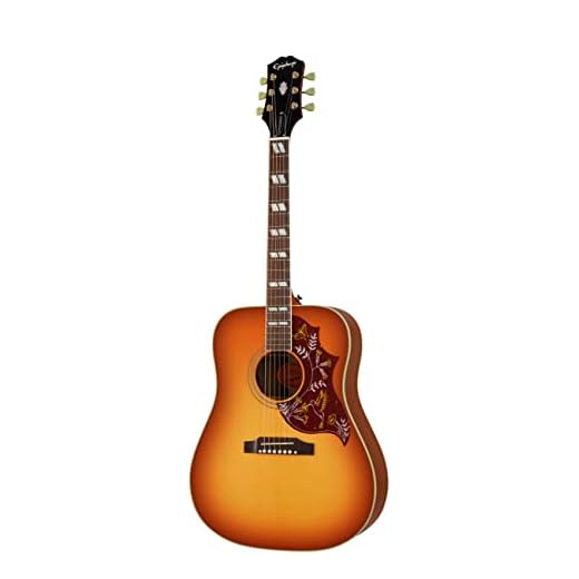 Epiphone Masterbilt Hummingbird Acoustic Electric, Aged Cherry Sunburst