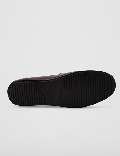 Image of Louis Philippe Men Premium Leather Breathable Lining Material Anti Slip Flat Heel Rubber Sole Formal Loafers
