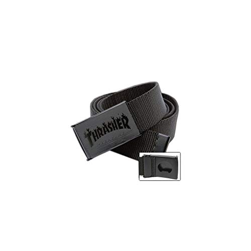 Thrasher Flame Bottle Belt Grip Tape, Unisex Adult, Black, One Size2