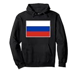 RUSSIA FLAG RUSSIAN COLORS BANNER COAT OF ARMS Pullover Hoodie