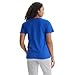 Hanes Womens Perfect-t V-neck T-shirt, Ringspun Cotton Short Sleeve Tee For 1 Or 2 Pack Fashion-t-shirts, Deep Royal - 1 Pack, Small US