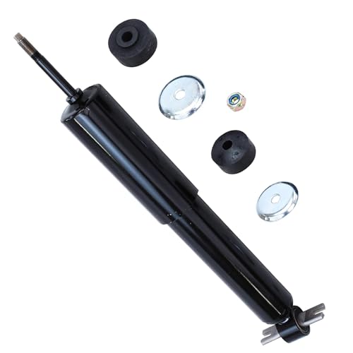 Image of Detroit Axle - 2 Front Shock Absorbers for 2003-2022 Chevrolet Express GMC Savana 2500 3500, 2016-2022 Savana 4500, Shocks 2017 2018 2019 2020 2021 Replacement