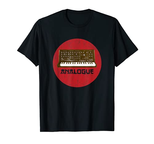 Sintetizador analógico Japan Analog Synth Graphic t-shirt, Preto, S