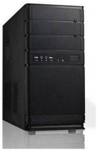 iMicro CA-IM1202P 400W 20+4pin MicroATX Mini Tower Case (Black)