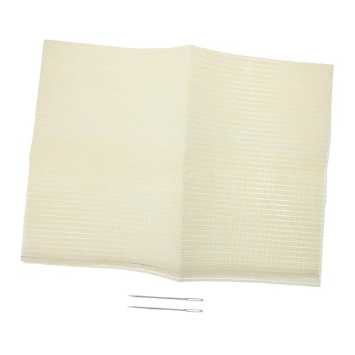 Housoutil DIY Embroidery Gridding Fabric Large Design Cross Stitch Cloth for Projects