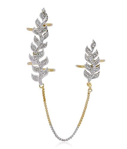 Bague à chaîne de taille diamant américain Frienemy cadeau idéal pour femme