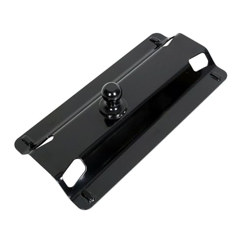 NinGYiYan Fifth 5Th Wheel Trailer Hitch Mounting Kit Steel Rear Bike0241 for Toyota,for GMC,for Ford,for Dodge,for Chevy L 25 (in) * W 12-1/4 (in)-Size Black Fixed Ball Mount