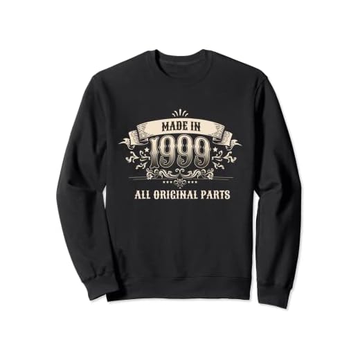 Piezas originales retro vintage de cumpleaños 1999 Sudadera