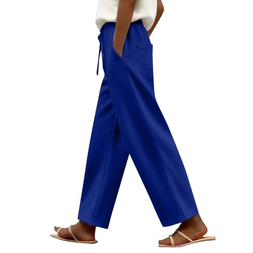 Pantalon d'été léger de qualité supérieure vêtement fluide élégant