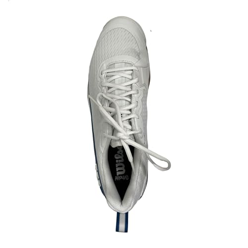 Image of Wilson Men's Rush Pro 4.5 White Deja Blue Gum 10.5 Medium
