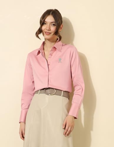 Image of Cotton Sateen Regular fit Shirt