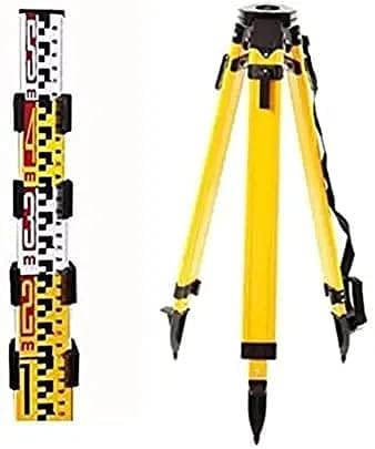 KWXY Art Aluminium Levelling Staff 5 Meter 4 fold and Free Cover & with Heavy Duty Tripod Stand for Total Station, Auto Level, Theodolite, Dual Lock (B0CFVSRJLD) Amazon Price History, Amazon Price Tracker