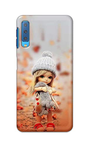 Image of PRINTFIDAA Doll Cute Girl Amazing Beauty Little Kid Child Playing Hard Back Cover for Samsung Galaxy A7 (2018), SM-A750F /DS, SM-A750G, SM-A750FN /DS Back Cover -(P6) KAT1001