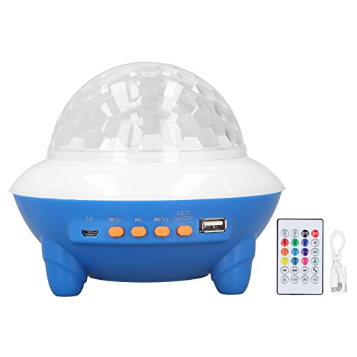 Bluetooth Speaker Disco Ball Light, with Remote Control, 9 Colorful Light for Birthday Party Club Bar Celebration Event Night Light