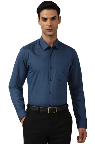 Image of Peter England Men's Solid Regular Fit Shirt