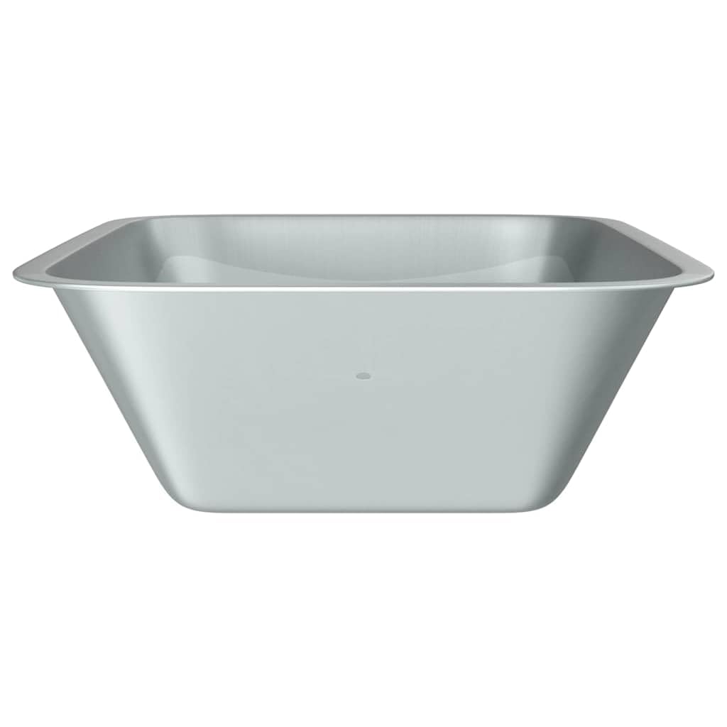 Schubkarren Ersatzschaufel aus robustem Stahl 88 x 60 x 32 cm, Universelle Schubkarrenmulde für Gartenarbeit und Transport, Silber