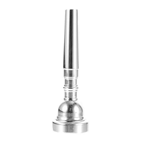 FUNOMOCYA Trumpet Mouthpiece Replacement Silver Plated Perfect for Trumpet Players Seeking Pressure and Breath Control