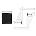 Net with Clamps, with Screw On Clamp Folding Adjustable Portable Table Tennis Net and Post Set for Indoor Outdoor