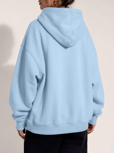 Image of Trendy Queen Women Oversized Hoodies Fall Outfits | Gentle Skin Feel, Aesthetic Drop Shoulder, Large Kangaroo Pocket, Seamless Daily Outfit Match