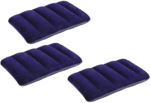 Image of Sovely - Velvet Air Pillow Cushion Inflatable Camping Pillow Soft Air Pillow, Comfortable Travel Air Pillow Tourist Pillow (3)