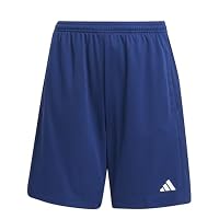 adidas Sportswear Train Essentials Logo Kids' Regular Fit Shorts, Dark Blue/White, 7-8 Years