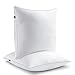 BedStory Poduszka 80 x 80 cm, zestaw 2 szt. z wysokiej jakości wypełnieniem z mikrowłókien 1500 g x 2, nadająca się do prania i miękka poduszka do spania, poduszka do spania na boku