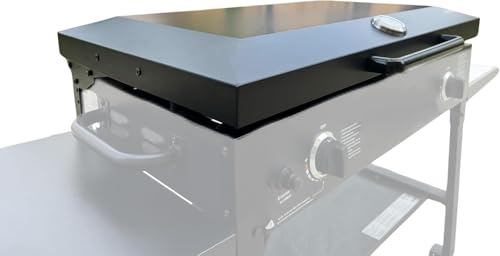 JForest Blackstone 28 inch Push Pull Griddle Hinged Cover Lid, Flat top Hard Cover Griddle Lid, Blackstone Teflon Griddle Cover, All Models Friendly.