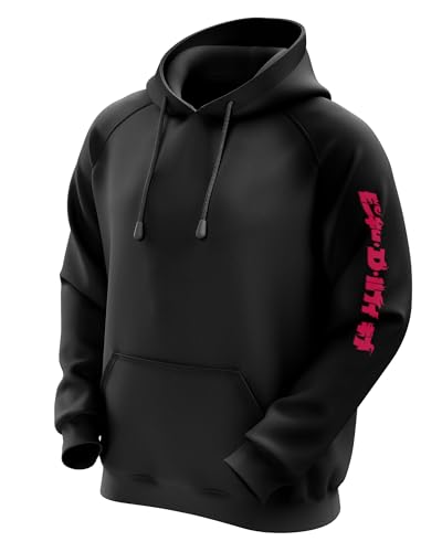 Image of fanideaz Mens Cotton Anime Sleeve Printed Hooded Sweatshrits for Men