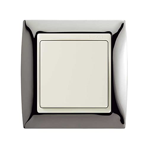 Simon 82724-67 placa de pared y cubierta de interruptor Acero