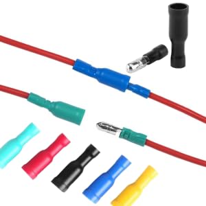 Jadeshay Crimp Terminal kit,50pcs Wire Crimp Connectors Kit Female and Male,Insulated Cord Pin End Crimp Terminals Wire Connectors 0.5 to 1.5mm² - Image 2