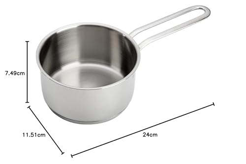 WMF Mini Stainless Steel Saucepan, 500ml/10cm, Silver