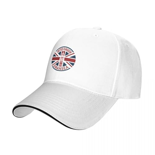 Casquette de baseball Union Jack drapeau britannique ajustable pour homme et femme