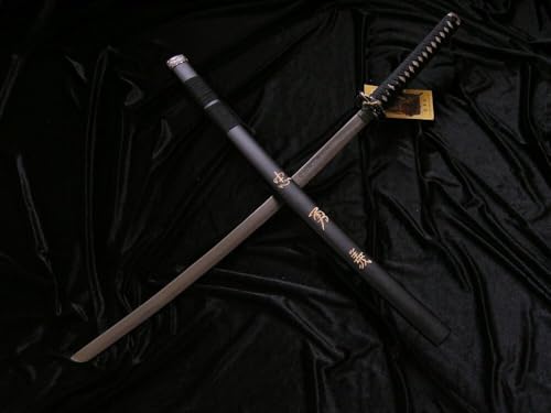 Katana Schwert Echt Set, Wakizashi, Tanto - Samurai Schwert aus Stahl - Samurai Schwerter als Anime Deko - Japanisches Sword mit ständer - Ninja Schwerter - SW-319