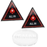 ✅ALL INボタン（2点）： 赤いスペードマークと「ALL IN」の文字が目立つデザイン。三角形のフォルムで場の雰囲気を盛り上げます。オールイン宣言の際に使えば、視覚的にも分かりやすく演出効果も抜群。 ✅ディーラーボタン（1点）： 透明で洗練された印象。テーブル上で目立ちすぎず、それでいて存在感があります。「DEALER」の文字が彫刻されており、本格カジノのような雰囲気に。 ✅自宅でのカジノナイト、ポーカートーナメント、ホームパーティー、ボードゲーム好きの集まりに最適。 本商品があれば、いつも...