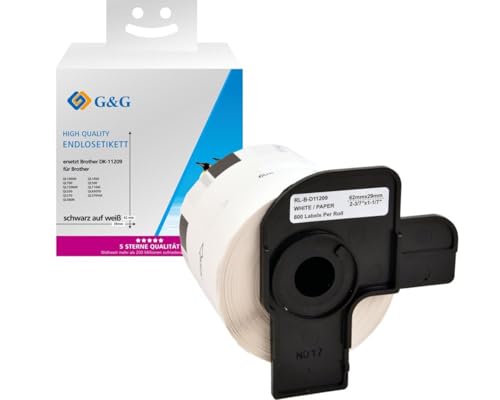 Étiquettes G&G 29x62mm pour organiser vos dossiers et expédier vos colis