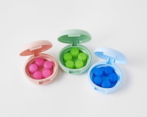 LAON Korean Original Gonggi, Not 3D Printed, Portable 5 Stones Set with Pocket-Size Case (Colors: Red, Green, Blue) (Blue)