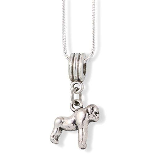 Collar con cadena de serpiente EPJ Gorilla el regalo de joyería ideal