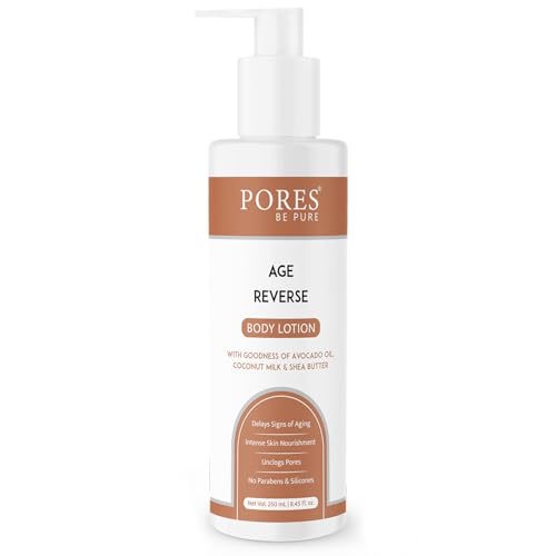 Image of PORES Be Pure Nourishing Body Milk 250ml Body Lotion | 72Hr Hydration | Deep Moisture Care for Very Dry Skin | Enriched with Almond Oil | Smooth, Radiant & Healthy Looking Skin Care (Coconut Milk, 250)