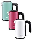 Farbe: Weiß Silva-Homeline KL 1008 Edelstahl Wasserkocher 1450, 1 Liter, weiß
