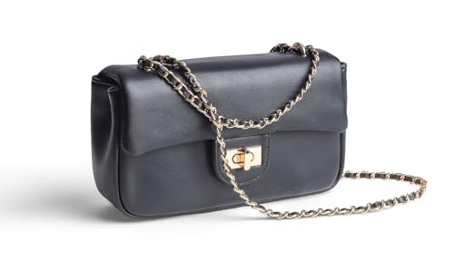 Image of FEVERSOLE Crossbody Bag Vegan Leather Women Retro Small Saddle Satchel Shoulder Bag Tote With Long Adjustable Strap