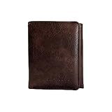 HiChiclife Cartera PU de Gran Capacidad con protección RFID, múltiples Ranuras para Tarjetas y Almacenamiento Inteligente