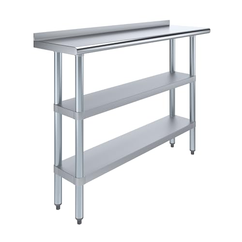 AmGood Stainless Steel Work Table with 1.5