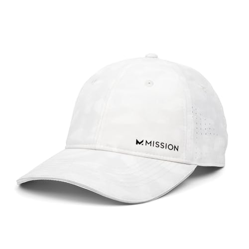 Image of MISSION Cooling Vented Performance Hat Unisex Cap for Workouts, Golf & Running, Sweat & Water Activated Technology