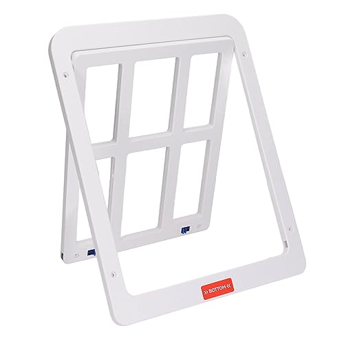 Porta de Aba para Animais de Estimação, Porta de Cachorro Com Tela Durável, Fácil Instalação, Segura